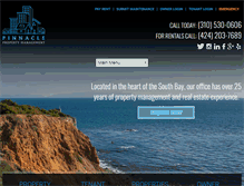 Tablet Screenshot of pinnaclepmc.com